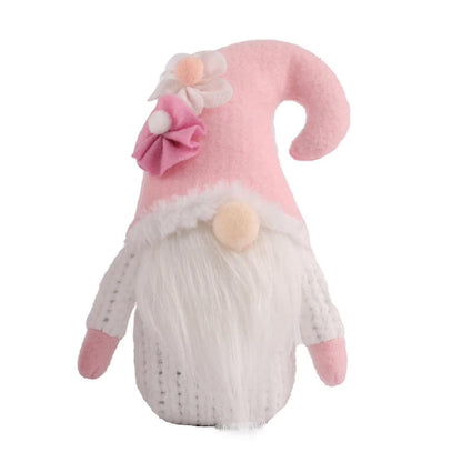 1Pc Valentines Plush Decorations - Valentines Day Mr Handmade Swedish Tomte Decor - Valentines Home Table Elf Decor Ornaments Gift