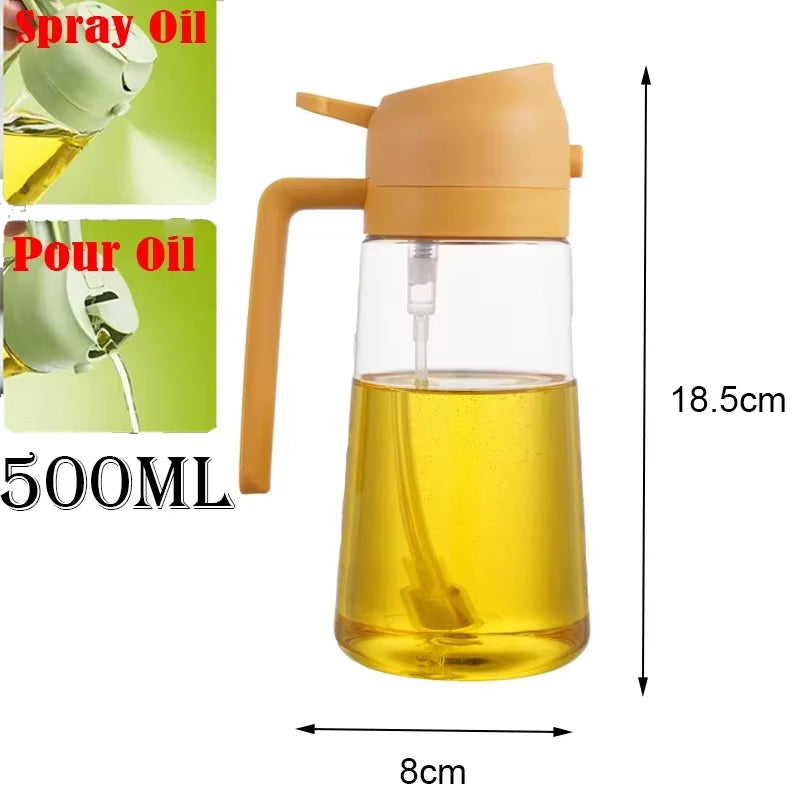 Mistify™ 500ml Olive Oil Spray Bottle – Precision Oil Dispenser for Cooking, Grilling & Baking