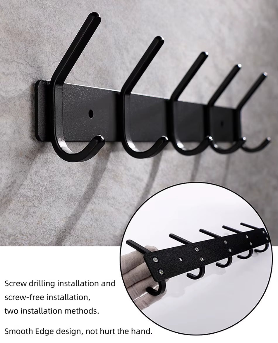 LuxeHook™ Rose Gold Wall Hooks – Sleek Storage, Effortless Style