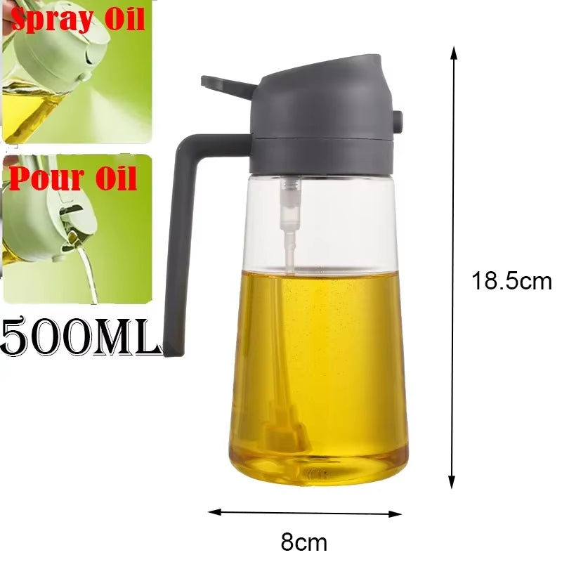 Mistify™ 500ml Olive Oil Spray Bottle – Precision Oil Dispenser for Cooking, Grilling & Baking